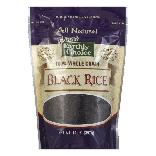 Natures Earthly Choice Black Rice, 14 OZ (Pack of 6)