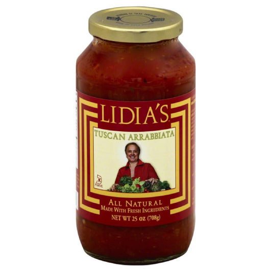 Lidias Tuscan Arrabbiata Pasta Sauce, 25 Oz (Pack of 6)