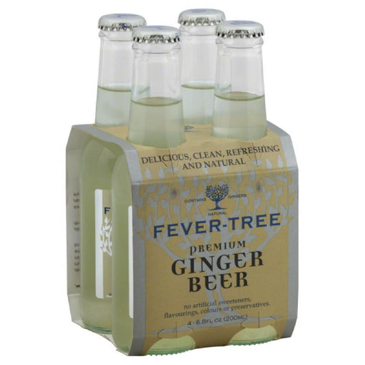Fever Tree Premium Ginger Beer, 6.8 Fo (Pack of 6)