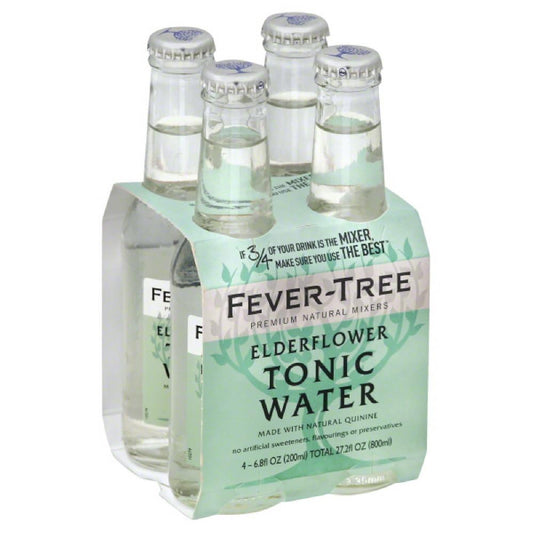 Fever Tree Elderflower Tonic Water, 6.8 Fo (Pack of 6)