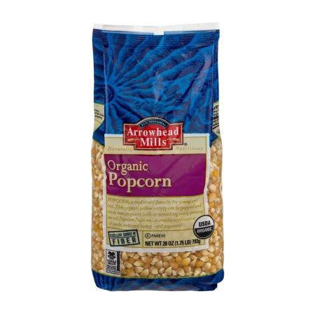 Arrowhead Mills Organic Yellow Popcorn, 28 OZ (Pack of 6)