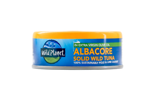 Wild Planet Wild Albarcore in Extra Virgin Olive Oil Tuna, 5 OZ (Pack of 12)