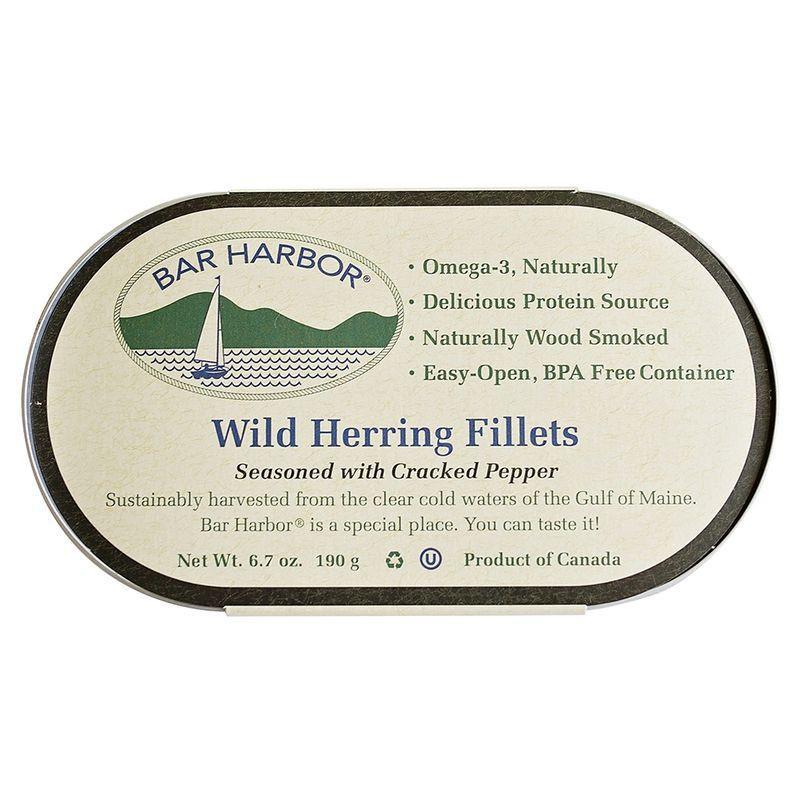 Bar Harbor Herring w/Cracked Pepper, 6.7 OZ (Pack of 12)
