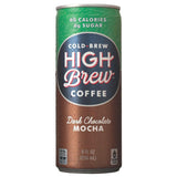High Brew Dark Chocolate Mocha Cold Brew Coffee, 8 OZ (Pack of 12)