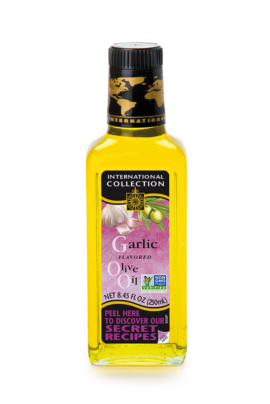 International Collection Garlic Flavored Olive Oil, 8.45 OZ (Pack of 6)