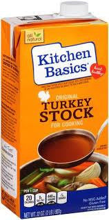 Kitchen Basics Original Turkey Cooking Stock 32 fl. Oz Aseptic Carton (Pack of 12)