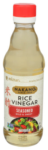 Nakano Mild & Sweet Seasoned Rice Vinegar, 12 OZ (Pack of 6)