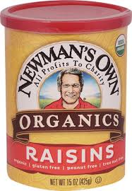 Newmans Own Organics Raisins, 15 OZ (Pack of 12)
