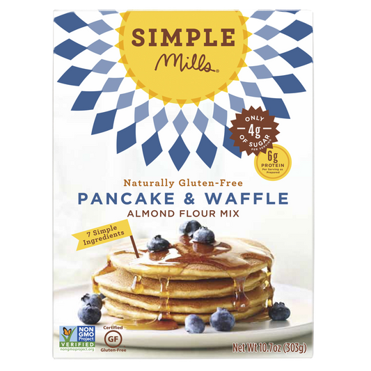 Simple Mills Pancake & Waffle Mix, 10.70 OZ (Pack of 6)