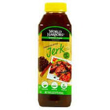 World Harbors Jamaican Style Jerk Sauce & Marinade 16 Oz Squeeze (Pack of 6)