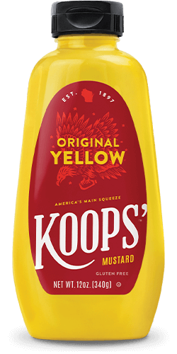 Koops Yellow Mustard, 12 OZ (Pack of 12)