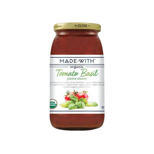 Made With Tomato Basil Pasta Sauce, 25 Oz (Pack of 12)