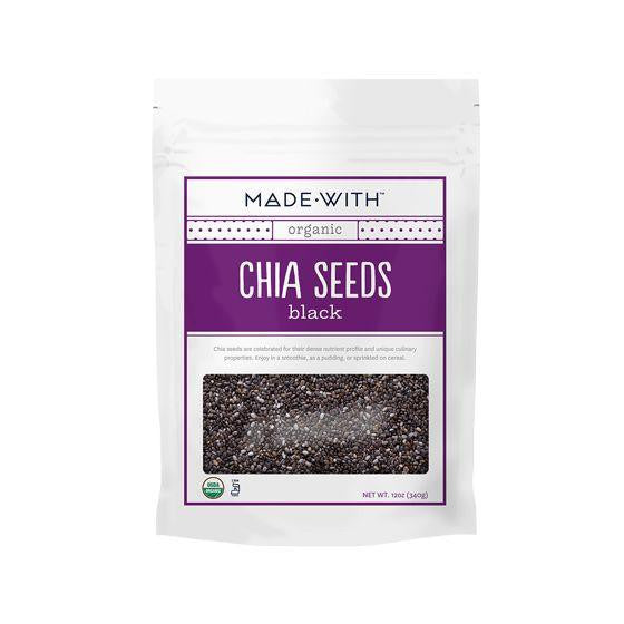 Made With Black Chia Seeds, 12 Oz (Pack of 6)