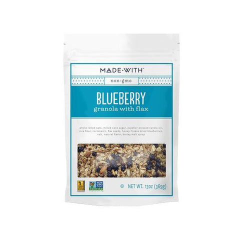 Made With Blueberry Flax Granola, 13 Oz (Pack of 6)