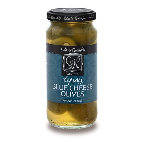 Sable & Rosenfeld Blue Cheese Stuffed Olives, 5 OZ (Pack of 6)