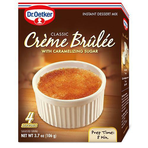 Dr. Oetker Creme Brulee with Caramelizing Sugar, 3.7 Oz (Pack of 12)