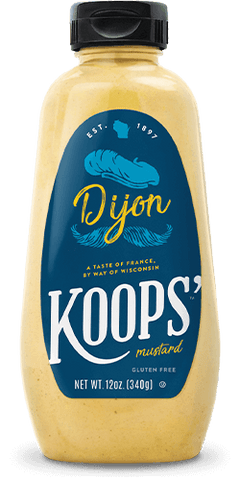 Koops Mustard Dijon Squeeze, 12 OZ (Pack of 12)