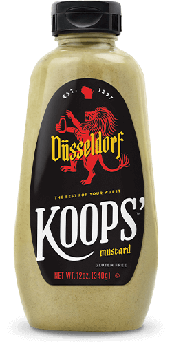 Koops Mustard Dusseldorf Squeeze, 12 OZ (Pack of 12)