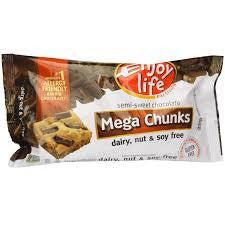 Enjoy Life Semi-Sweet Chocolate Mega Chunks, 10 OZ (Pack of 12)