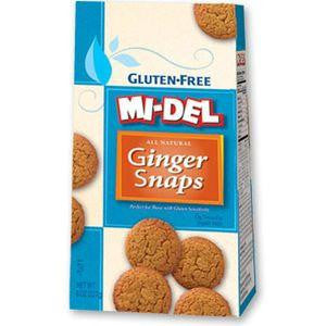 Mi del Gluten Free Ginger Snaps, 8 Oz (Pack of 8)