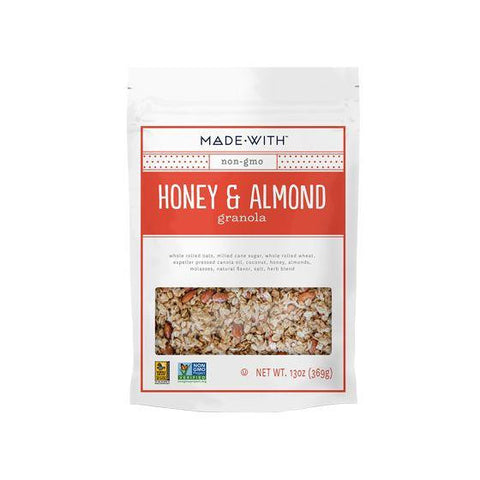 Made With Honey & Almond Granola, 11 Oz (Pack of 6)