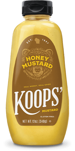 Koops Mustard Honey Squeeze, 12 OZ (Pack of 12)