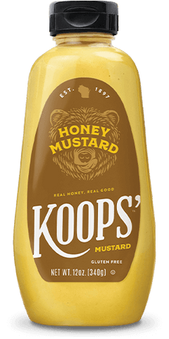 Koops Mustard Honey Squeeze, 12 OZ (Pack of 12)