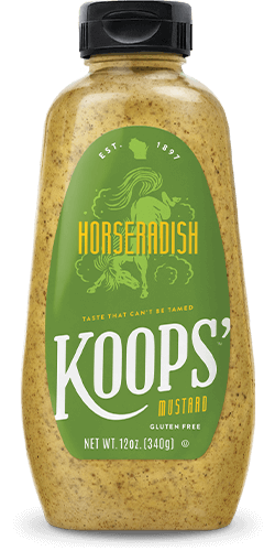 Koops Horseradish Mustard, 12 OZ (Pack of 6)