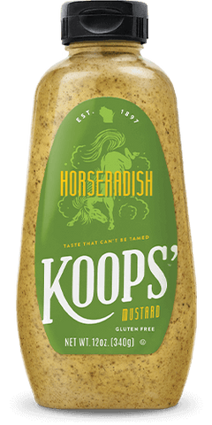 Koops Horseradish Mustard, 12 OZ (Pack of 6)