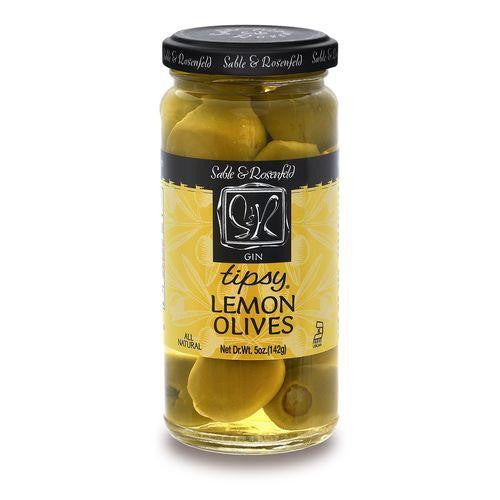 Sable & Rosenfeld Tipsy Lemon Olives, 5.3 OZ (Pack of 6)