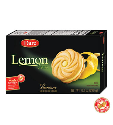 Dare Lemon Creme Cookies, 10.2 OZ (Pack of 12)