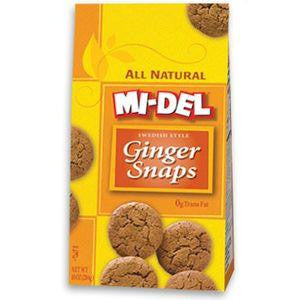 Mi del Ginger Snaps, 10 Oz (Pack of 8)