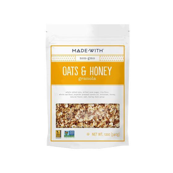 Made With Oats & Honey Granola, 12 Oz (Pack of 6)