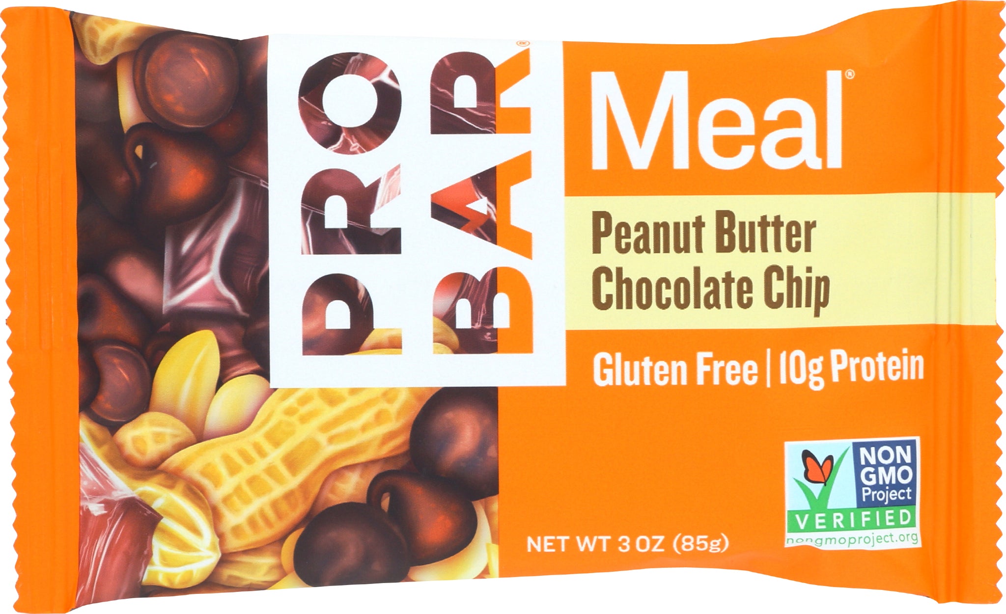 Probar Peanut Butter Chocolate Chip Meal Replacement Bar, 3 OZ (Pack of 12)