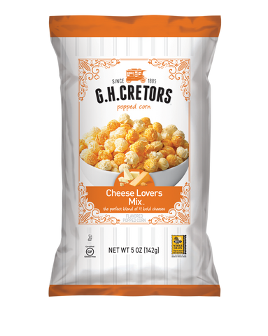 GH Cretors Popcorn Just Cheese, 6.5 OZ (Pack of 12)