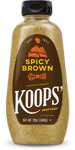 Koops Mustard Deli Spicy Brown, 12 OZ (Pack of 12)