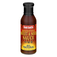 Sun Luck Restaurant Style Sweet & Sour Sauce, All Natural 14.5 OZ (Pack of 12)