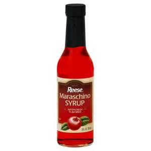 Reese Maraschino Syrup, 8 OZ (Pack of 6)